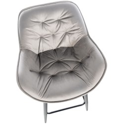 Taburete de bar Gibson 76 de terciopelo