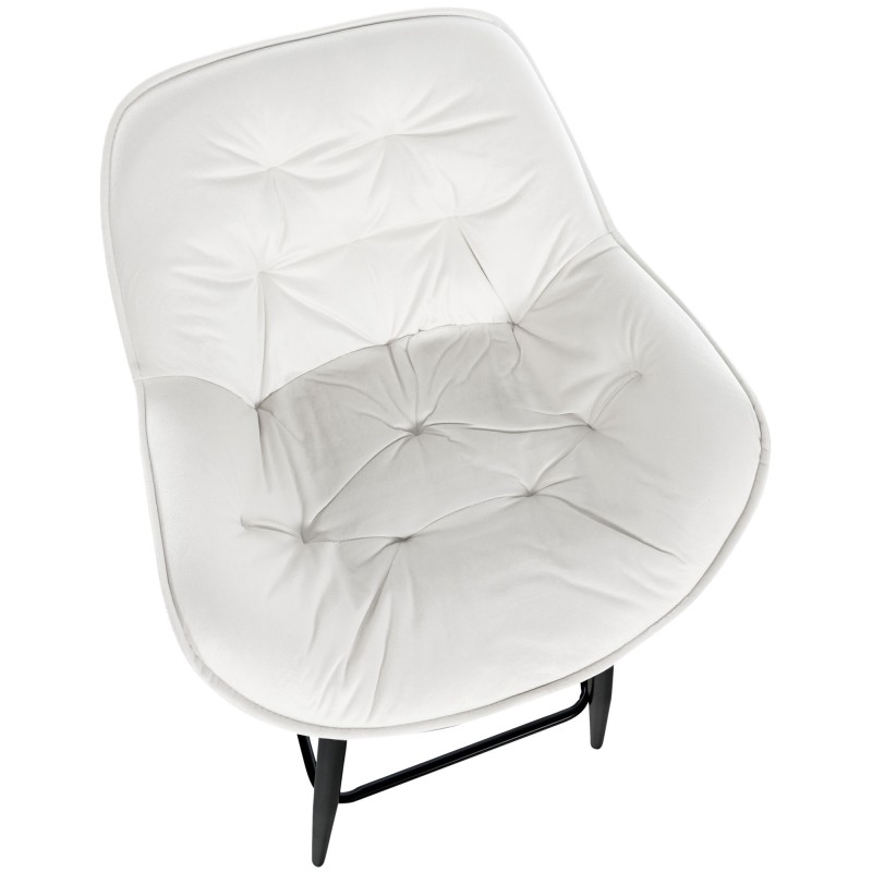 Juego de 2 taburetes de bar Gibson 76 de terciopelo