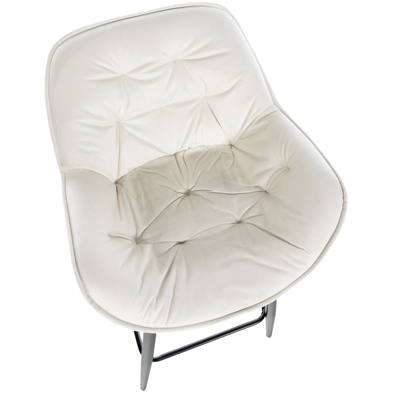 Juego de 2 taburetes de bar Gibson 76 de terciopelo