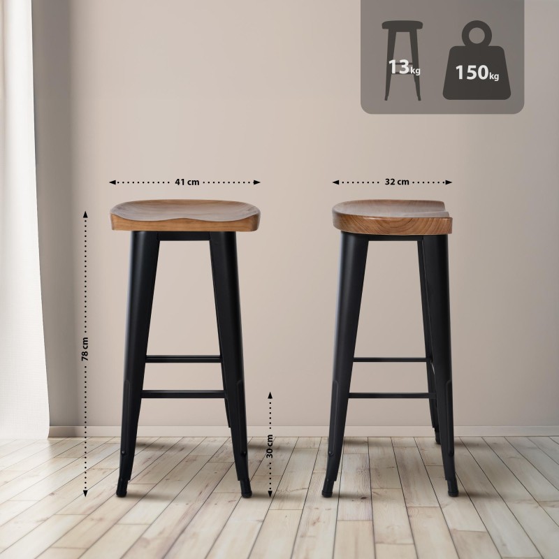 Taburete de bar Clara