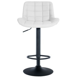 Juego de 2 taburetes de bar Tover en piel sintética