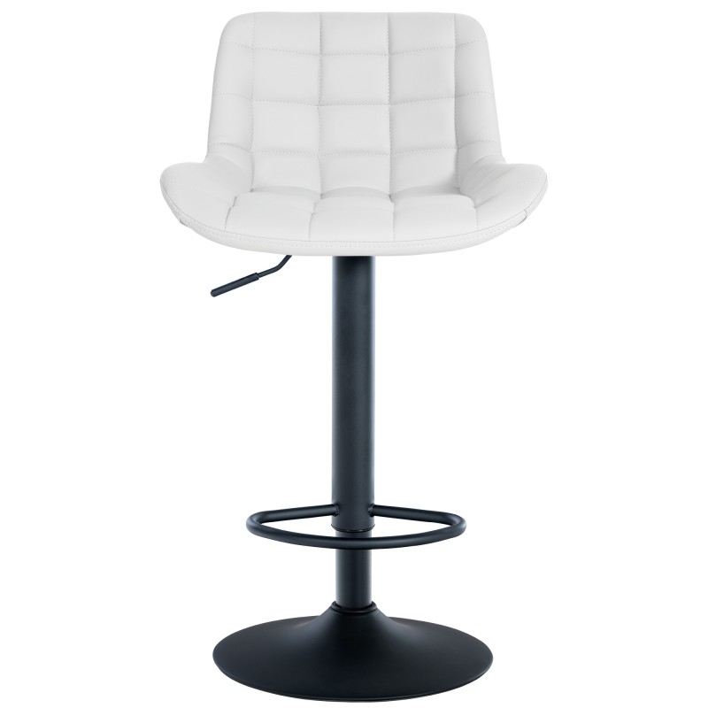 Juego de 2 taburetes de bar Tover en piel sintética