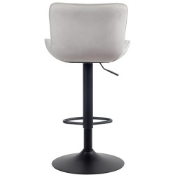 Juego de 2 taburetes de bar Linus de terciopelo