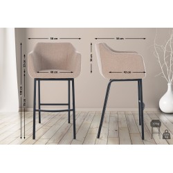 taburete de fieltro Monea B