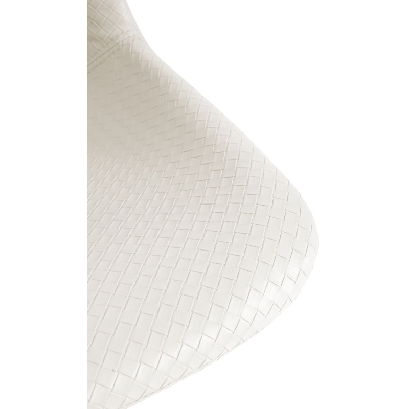 Juego de 2 taburetes de bar estilo loft en piel sintética