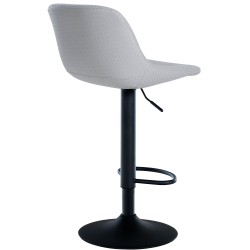 Juego de 2 taburetes de bar estilo loft en piel sintética