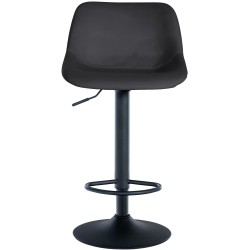 Juego de 2 taburetes de bar Loft de terciopelo