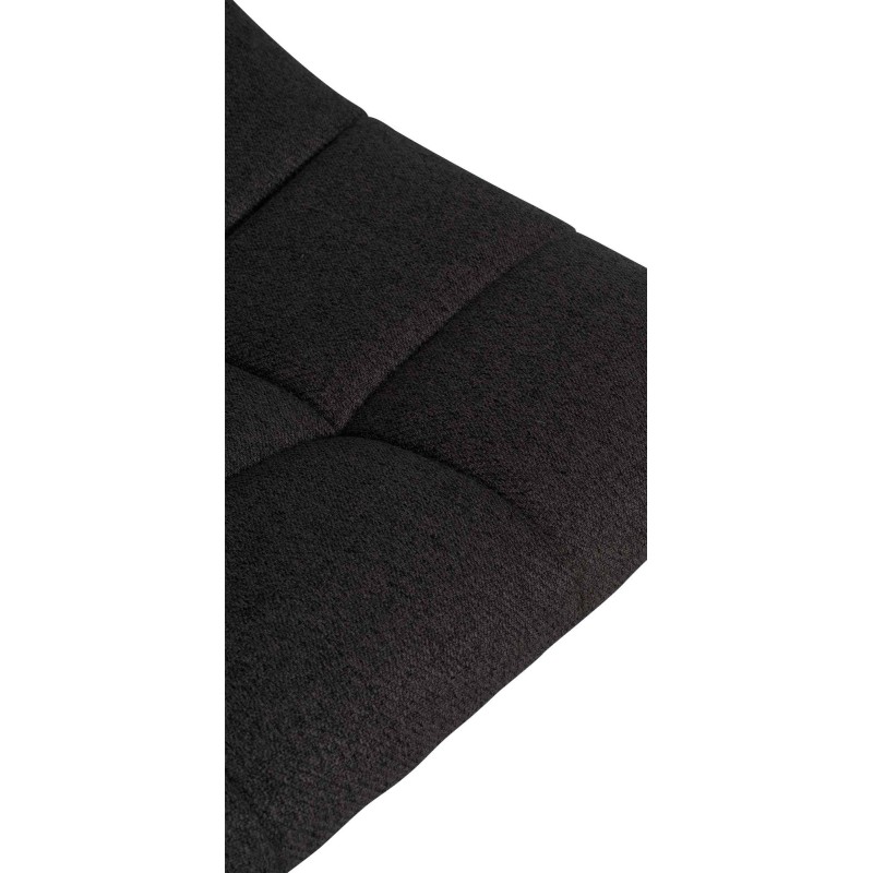 Taburete de bar Jerry, tapizado, cromado