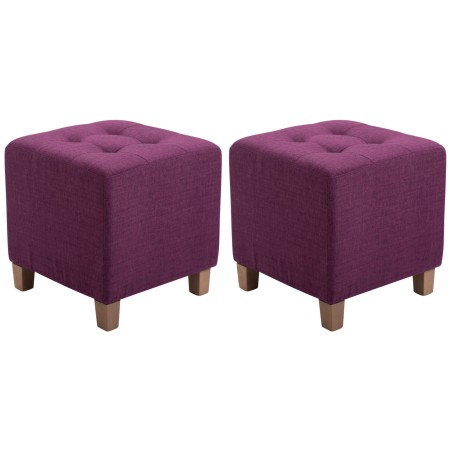 Juego de 2 taburetes faraónicos, estilo antiguo claro