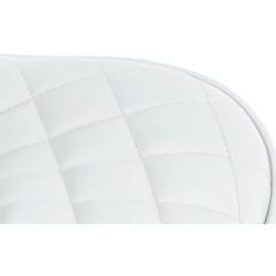 Juego de 2 taburetes de bar Minosa en piel sintética