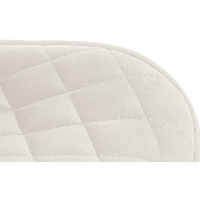 Juego de 2 taburetes de bar Minosa de terciopelo