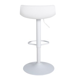 Juego de 2 taburetes de bar Aveiro en piel sintética