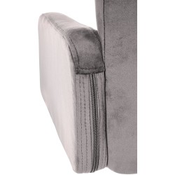 Taburete de bar de terciopelo negro, Los Ángeles