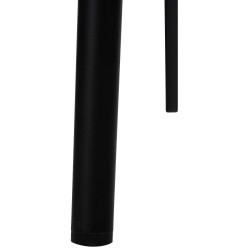 Taburete de bar negro Génova