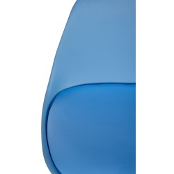 Taburete de bar Corbin, imitación piel, cuadrado, negro