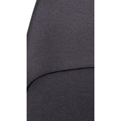 Taburete de bar Corbin, tapizado, redondo, natural