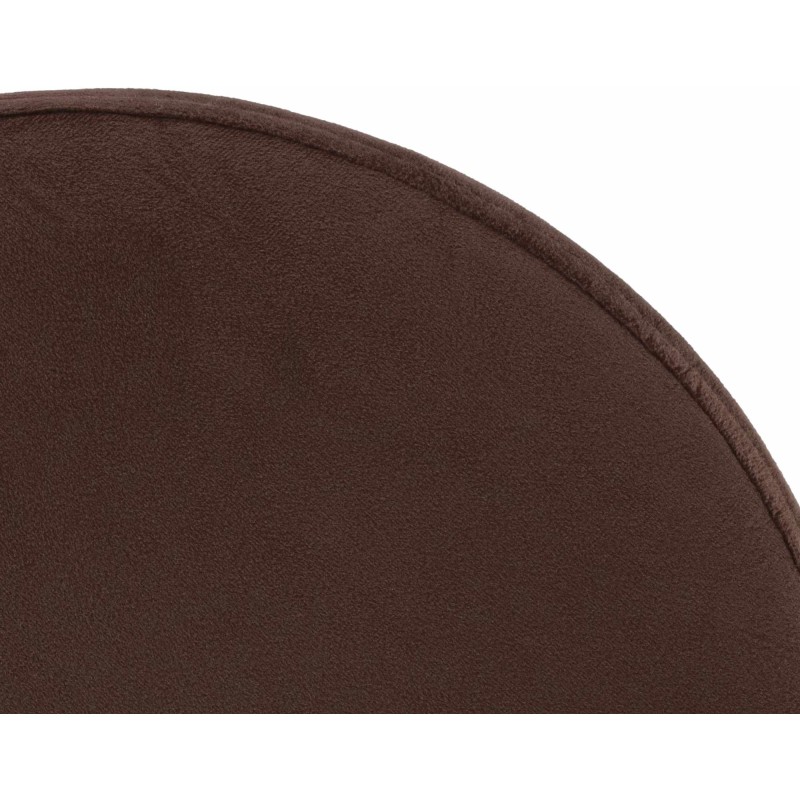 Juego de 2 taburetes de bar Ponte de terciopelo blanco