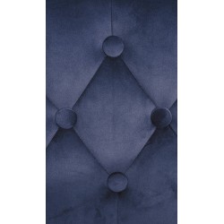 Taburete de bar Dublín, terciopelo, cromado