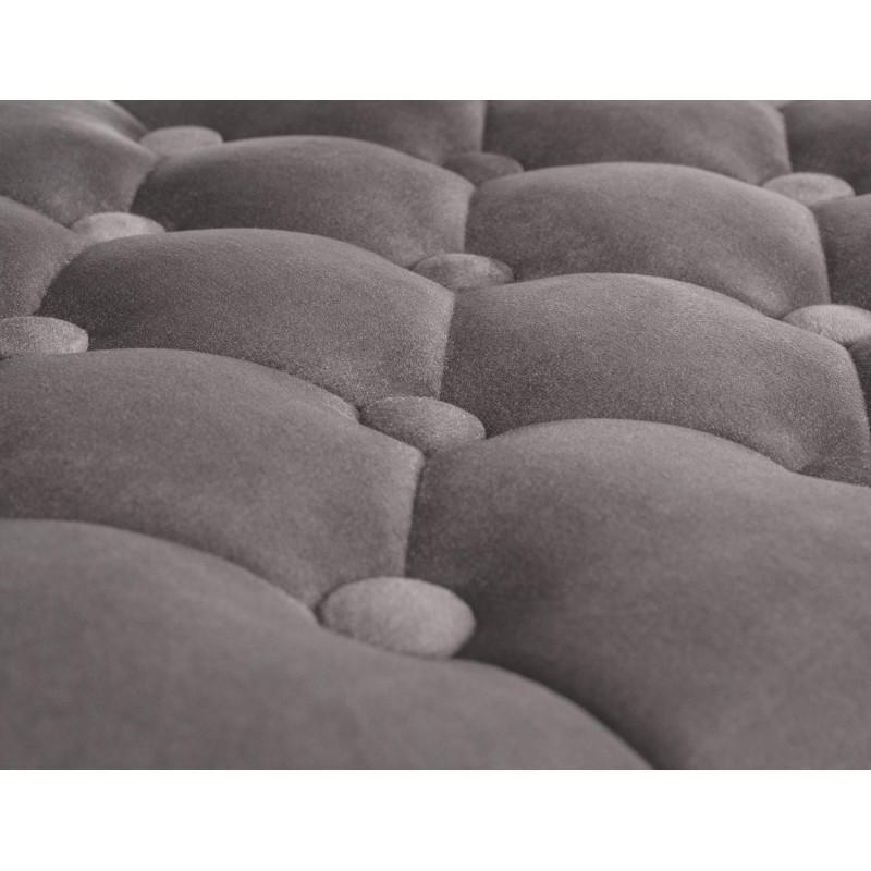 Taburete de bar Dublín en terciopelo blanco