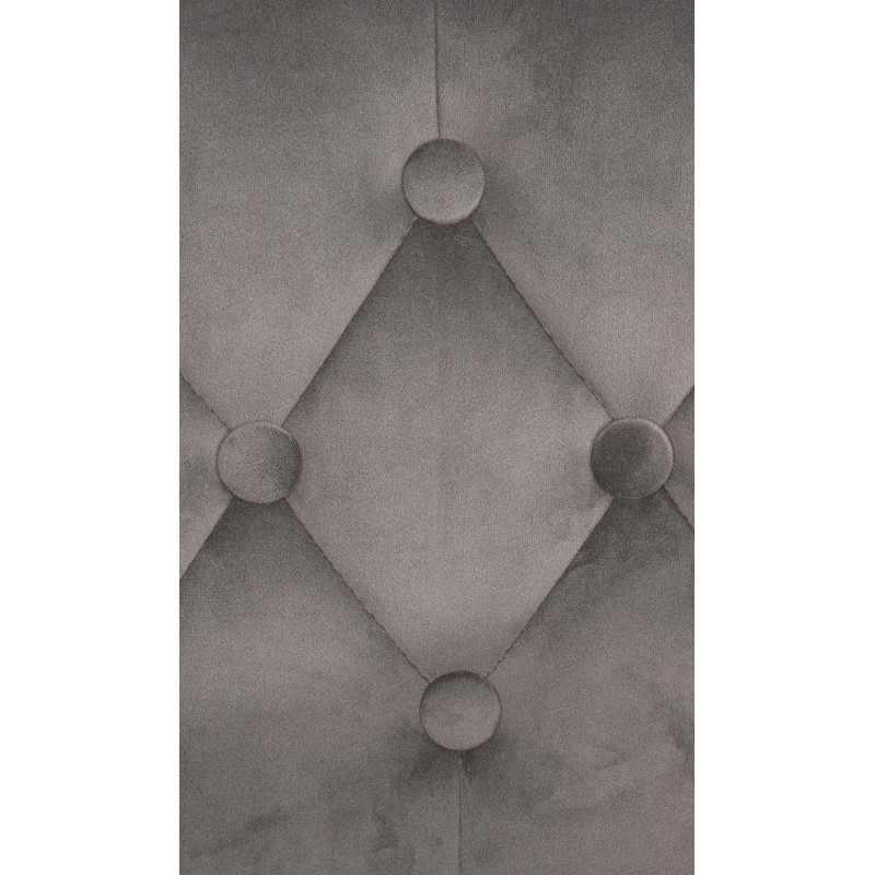 Taburete de bar Dublín en terciopelo blanco