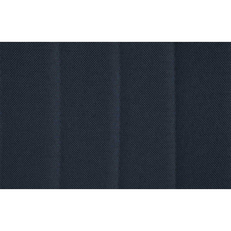 Juego de 2 taburetes de bar Toni, tapizados en tela negra.