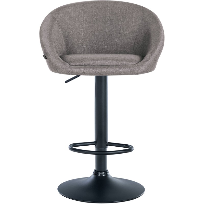 Taburete de bar Davie, tela negra