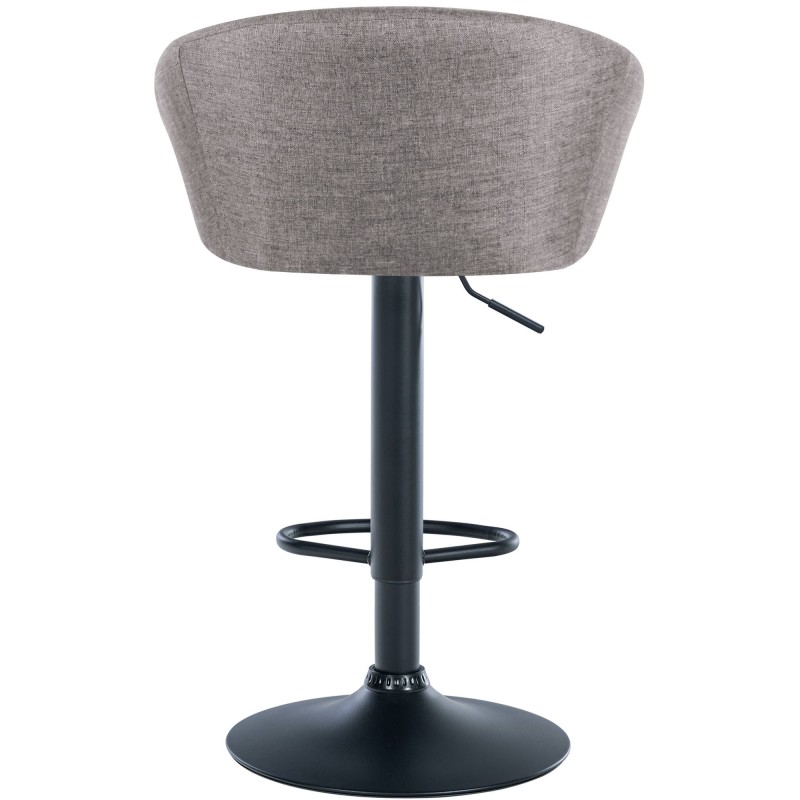 Taburete de bar Davie, tela negra