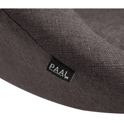 Taburete de bar Davie, tela blanca