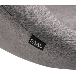 Taburete de bar Davie, tela blanca