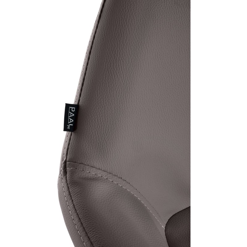 Taburete de bar Braga Gold de piel sintética