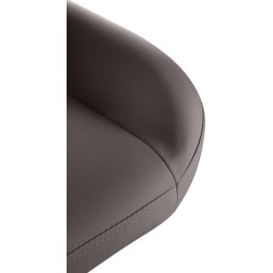 Taburete de bar Braga Gold de piel sintética