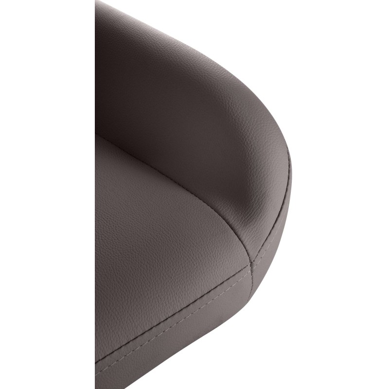 Taburete de bar Braga Gold de piel sintética