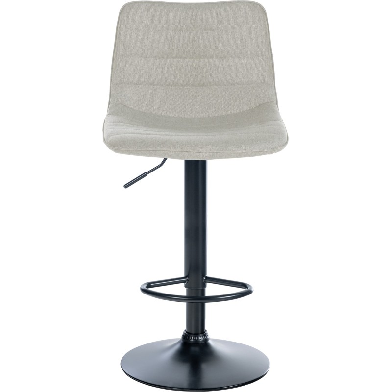 Juego de 2 taburetes de bar tapizados en tela Lex B