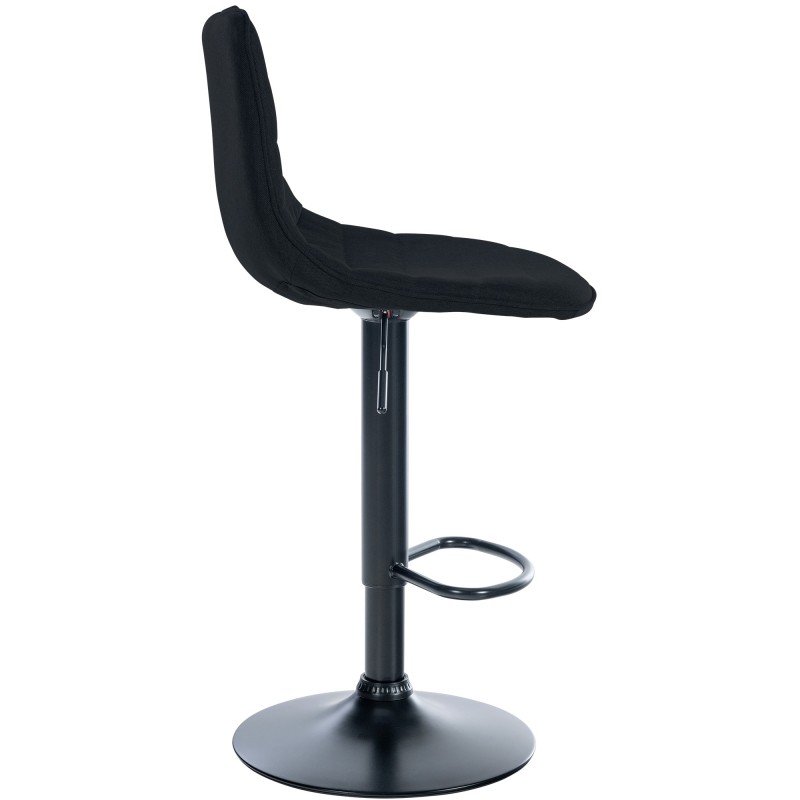 Juego de 2 taburetes de bar tapizados en tela Lex B