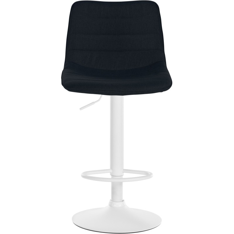 Juego de 2 taburetes de bar tapizados en tela Lex