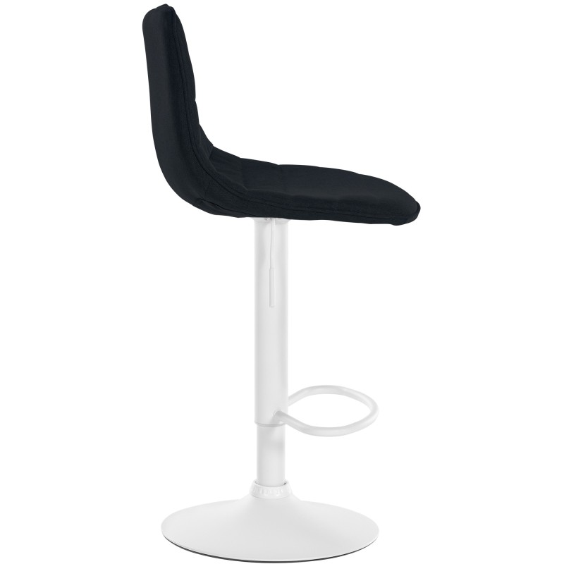 Juego de 2 taburetes de bar tapizados en tela Lex