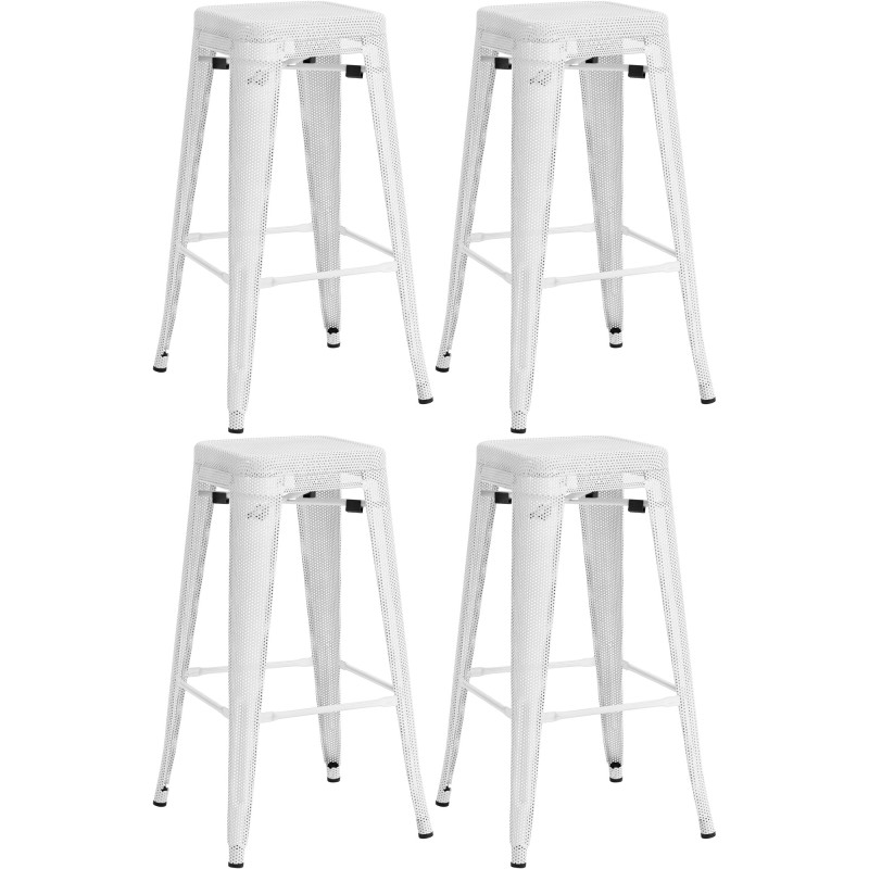 Juego de 4 taburetes de bar Fletcher