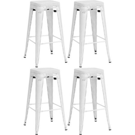 Juego de 4 taburetes de bar Fletcher