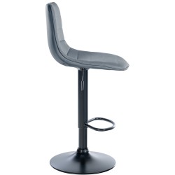 Juego de 2 taburetes de bar Lex, piel sintética, B