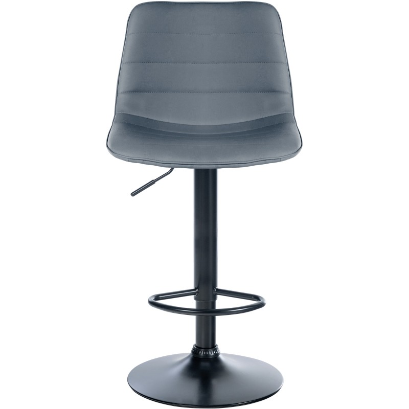 Juego de 2 taburetes de bar Lex, piel sintética, B