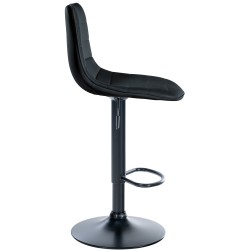 Juego de 2 taburetes de bar Lex, piel sintética, B