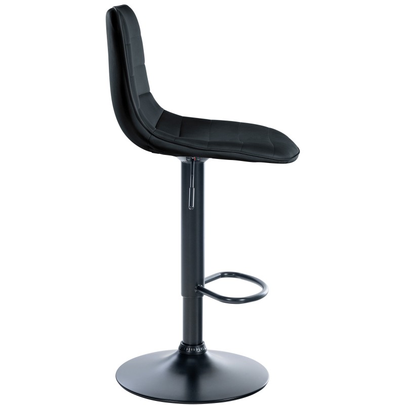 Juego de 2 taburetes de bar Lex, piel sintética, B