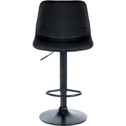 Juego de 2 taburetes de bar Lex, piel sintética, B