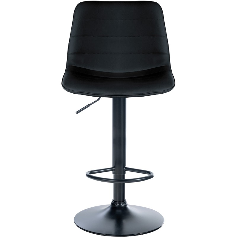 Juego de 2 taburetes de bar Lex, piel sintética, B