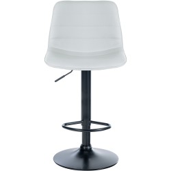 Juego de 2 taburetes de bar Lex, piel sintética, B