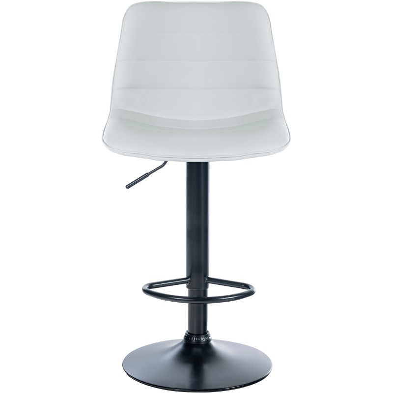 Juego de 2 taburetes de bar Lex, piel sintética, B