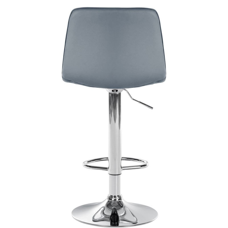 Juego de 2 taburetes de bar Lex en piel sintética C