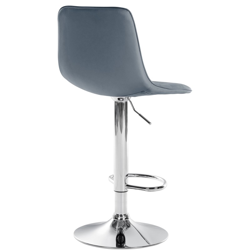 Juego de 2 taburetes de bar Lex en piel sintética C