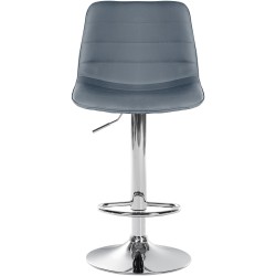 Juego de 2 taburetes de bar Lex en piel sintética C