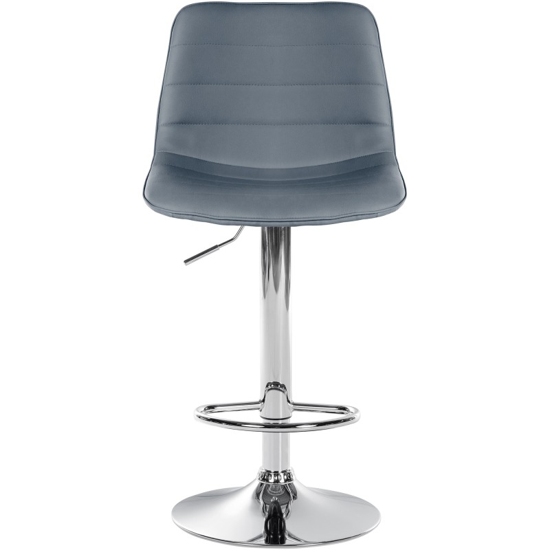 Juego de 2 taburetes de bar Lex en piel sintética C